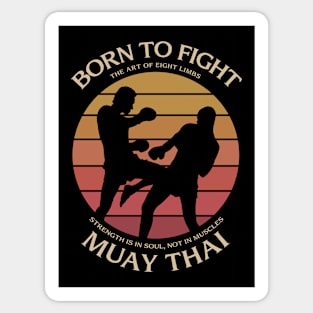 Muay Thai Boxing The Art of Eight Limbs Sticker